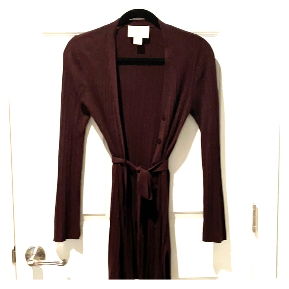 VINTAGE 90’s EXPRESS BELTED AND BUTTON UP CARDIGAN